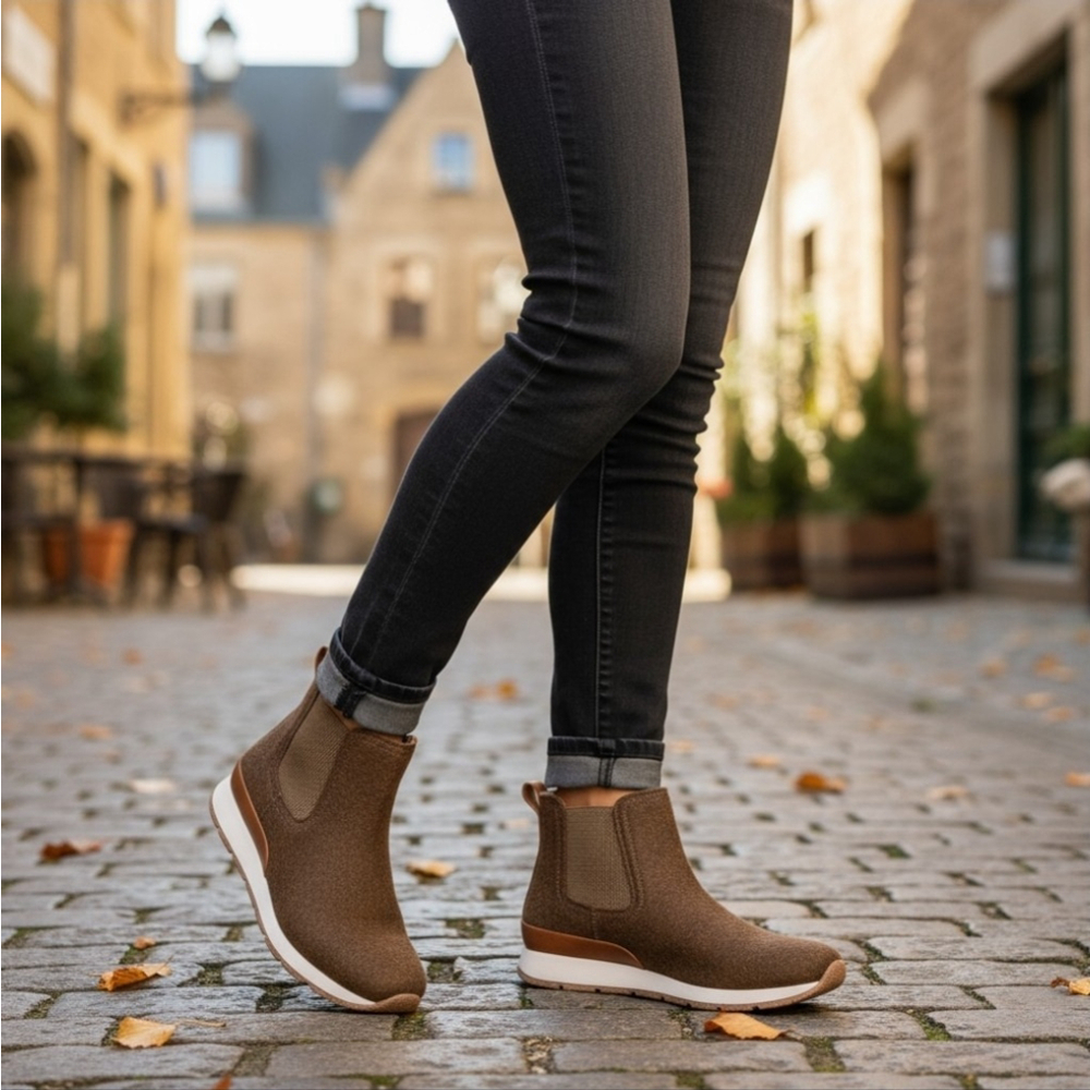 b.o.c Born Women's Chelsea Slip On Sneakers Boots Booties - 9 M Brown